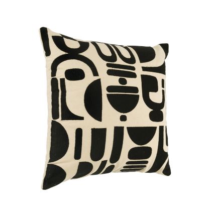 Eglo 420307 - Dekorační polštář CHEVERY 45x45 cm krémová/černá