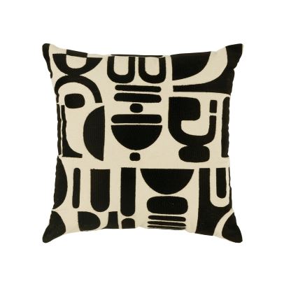 Eglo 420307 - Dekorační polštář CHEVERY 45x45 cm krémová/černá