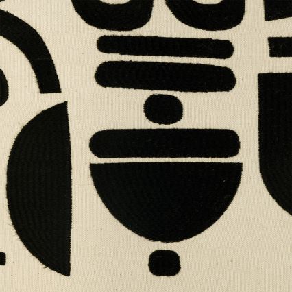 Eglo 420307 - Dekorační polštář CHEVERY 45x45 cm krémová/černá