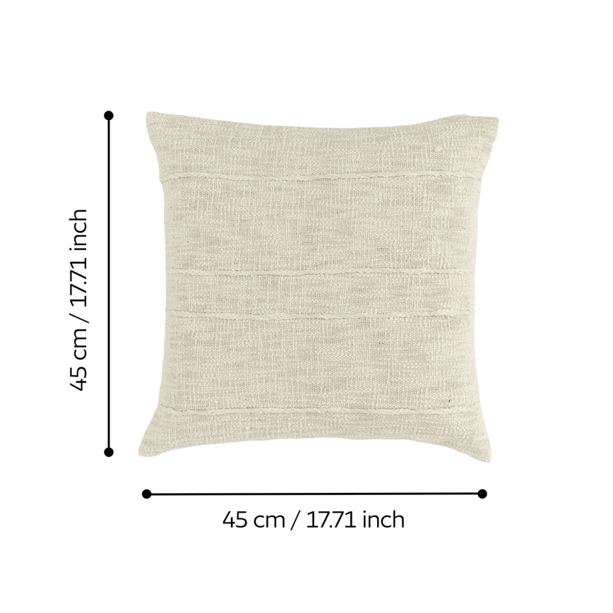 Eglo 420335 - Dekorační polštář SHILABO 45x45 cm béžová