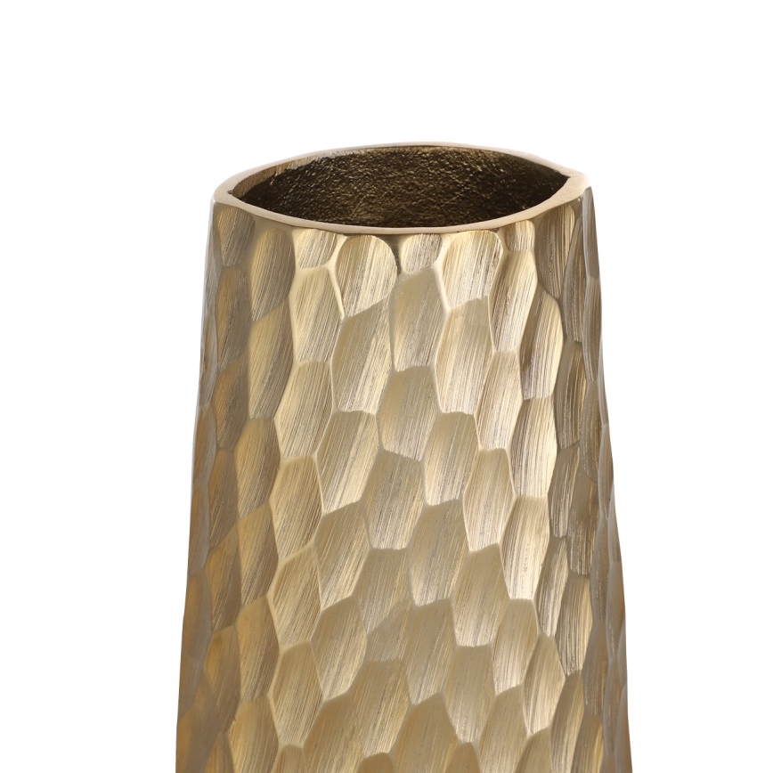 Eglo - Kovová váza 40,5x14 cm zlatá