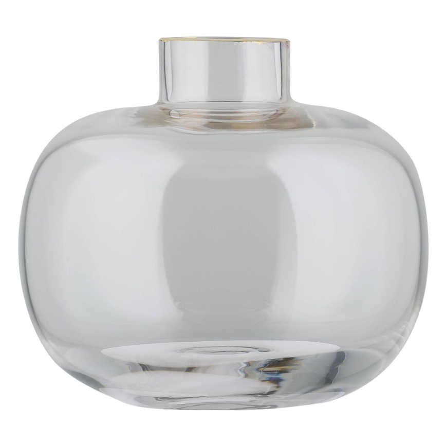 Eglo 421214 - Skleněná váza SIRANANA 11,8x13 cm čirá/zlatá