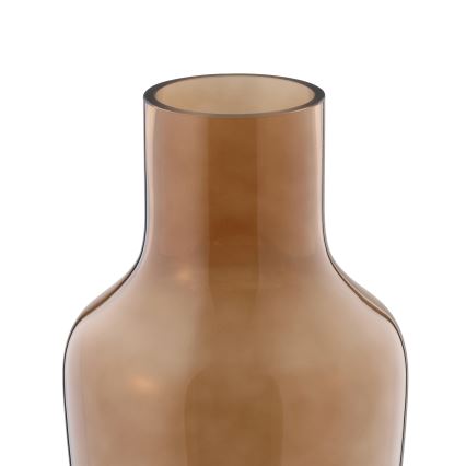 Eglo 421224 - Skleněná váza SIRANANA 25x13,3 cm hnědá/kouřová