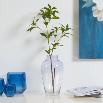 Eglo 421356 - Skleněná váza KENYASI 27x15,5 cm fialová