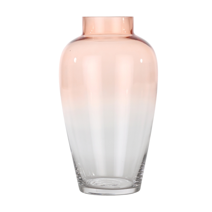 Eglo 421357 - Skleněná váza KENYASI 27x15,5 cm růžová