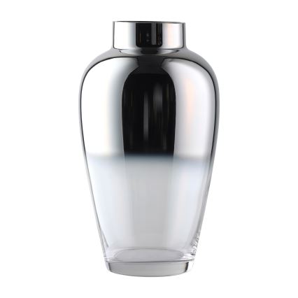 Eglo 421359 - Skleněná váza KENYASI 27x15,5 cm lesklý chrom