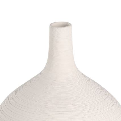 Eglo - Keramická váza 22x16 cm bílá/zlatá