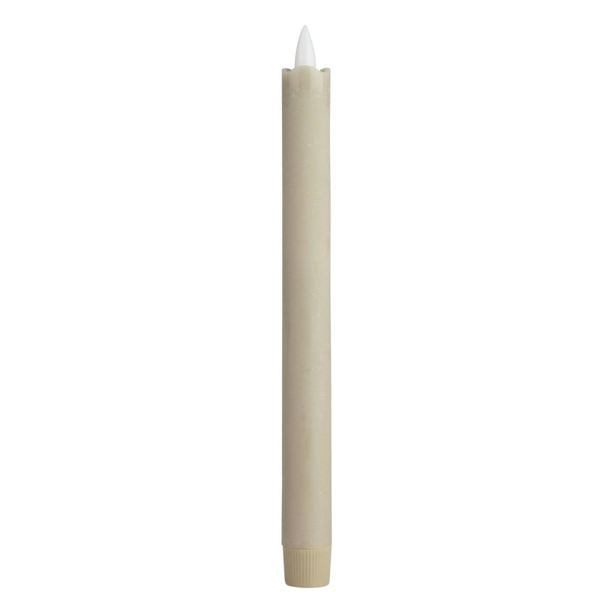 Eglo - SADA 2x LED Svíčka LED/1xAAA 24,5 cm béžová