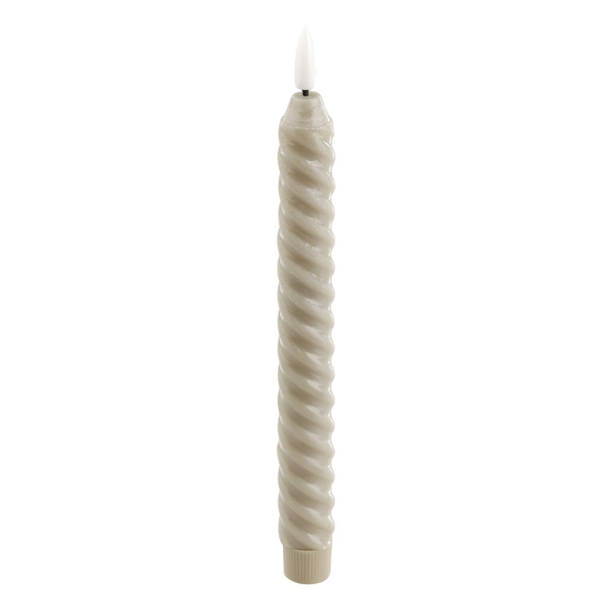 Eglo - SADA 2x LED Svíčka LED/1xAAA 24,5 cm béžová