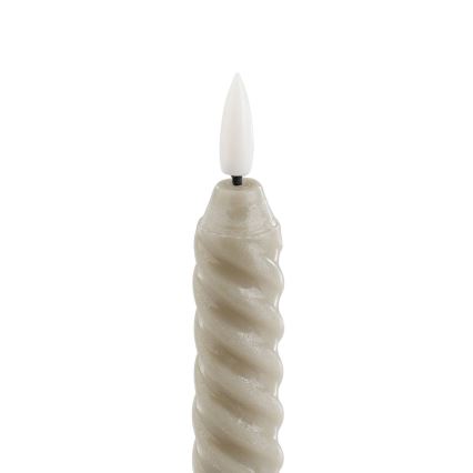 Eglo - SADA 2x LED Svíčka LED/1xAAA 24,5 cm béžová