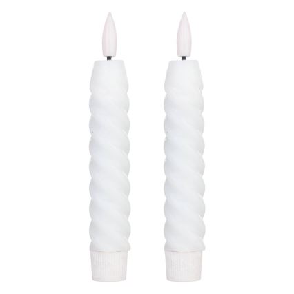 Eglo - SADA 2x LED Svíčka LED/1xAAA 15 cm bílá