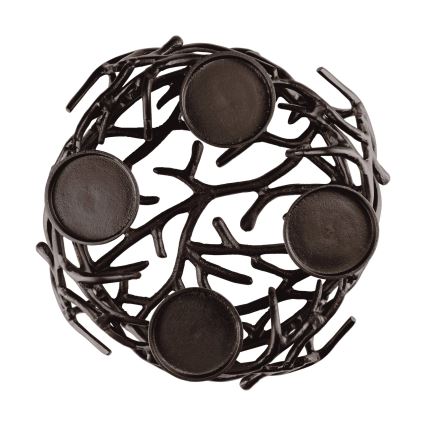 Eglo 422731 - Svícen OROQUIETA 13,5x35 cm hnědá