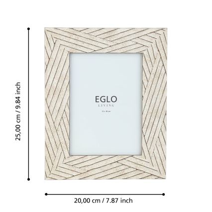 Eglo - Fotorámeček 13x18 cm béžová
