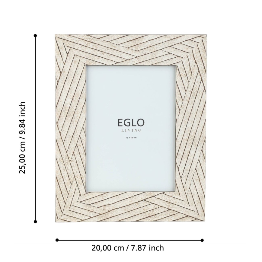 Eglo - Fotorámeček 13x18 cm béžová