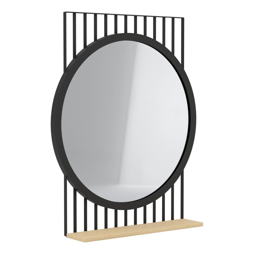 Eglo 425065 - Zrcadlo HUNWICK 45,4x57 cm černá/lípa