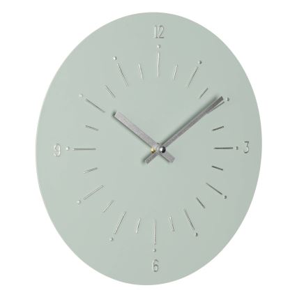 Eglo - Nástěnné hodiny 1xAA pr. 30 cm zelená