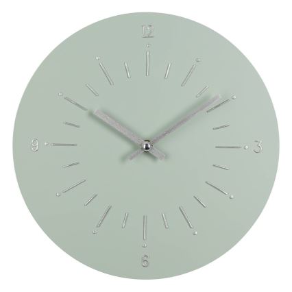 Eglo - Nástěnné hodiny 1xAA pr. 30 cm zelená