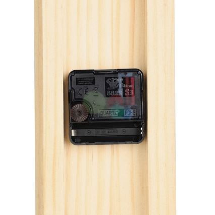 Eglo - Nástěnné hodiny 1xAA 56x40 cm dřevo/kov - FSC certifikováno