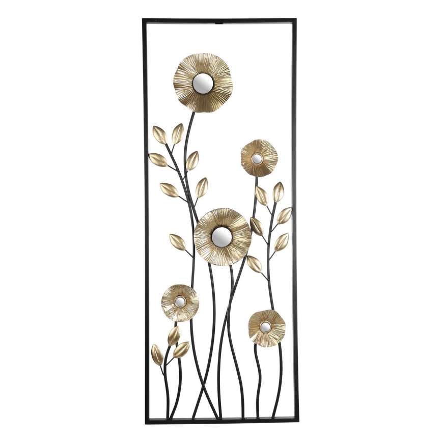 Eglo - Nástěnná dekorace 100x38,5 cm černá/zlatá