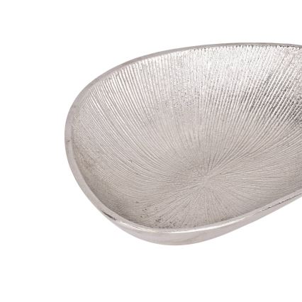 Eglo - Dekorační podnos 17,5x24,5 cm stříbrná