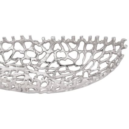 Eglo - SADA 2x Dekorační podnos 44/61 cm stříbrná