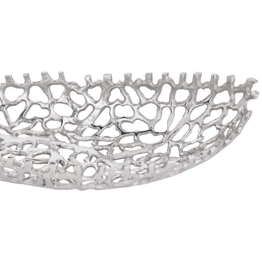 Eglo - SADA 2x Dekorační podnos 44/61 cm stříbrná