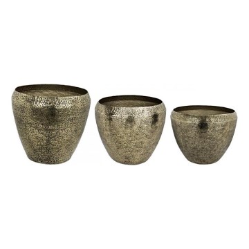 Eglo 428092 - SADA 3x Kovová váza OKAYAMA 37x48 cm bronzová