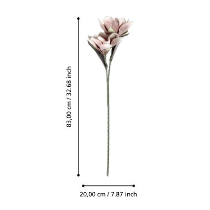 Eglo - Umělá květina 83 cm růžová