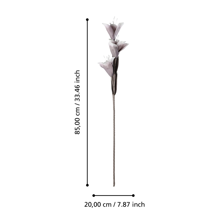 Eglo - Umělá květina 85 cm fialová