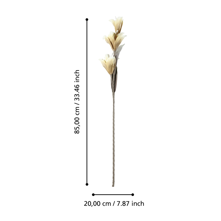 Eglo - Umělá květina 85 cm žlutá