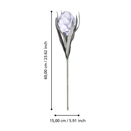 Eglo - Umělá květina 60 cm fialová