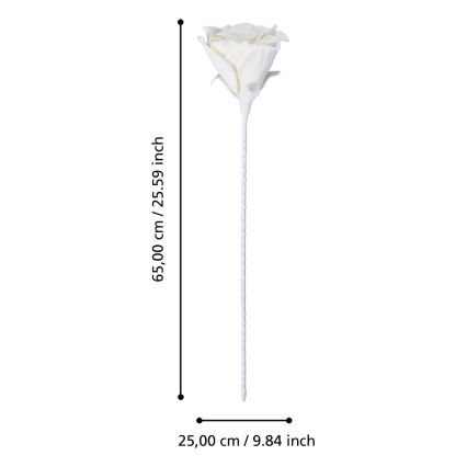 Eglo - Umělá květina 65 cm bílá