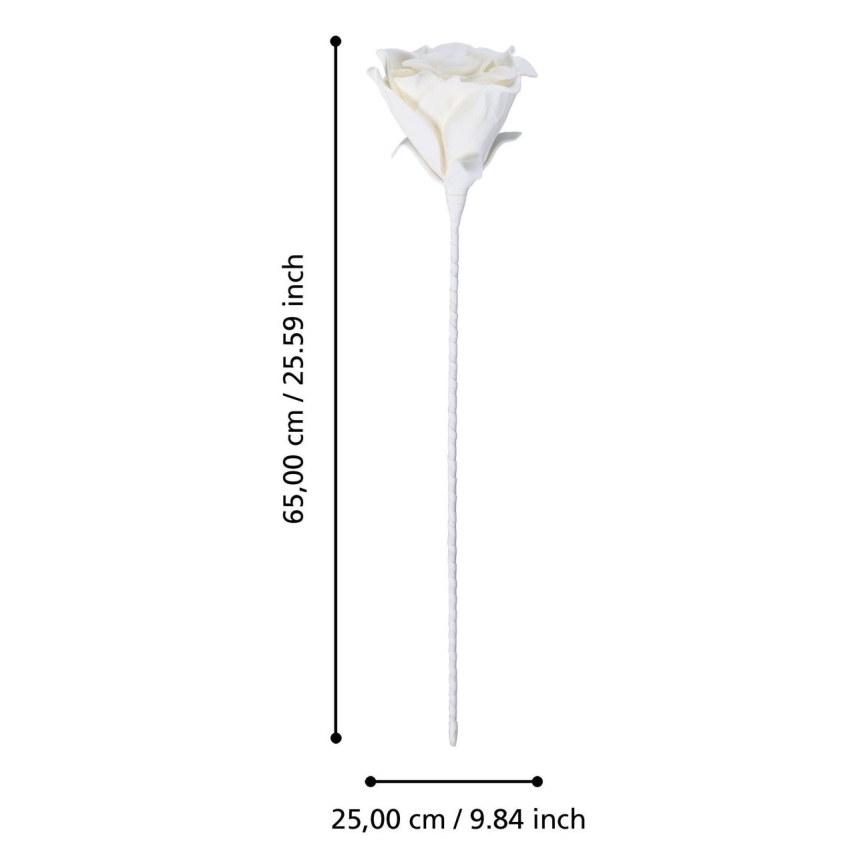 Eglo - Umělá květina 65 cm bílá