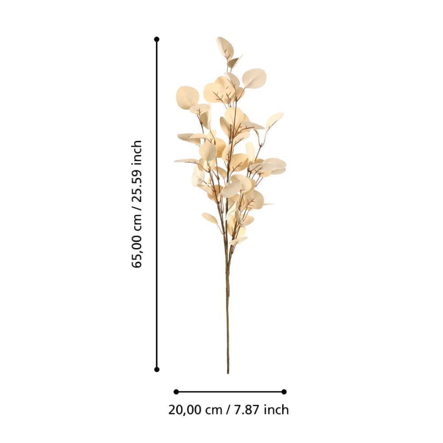 Eglo - Umělá květina 65 cm zlatá