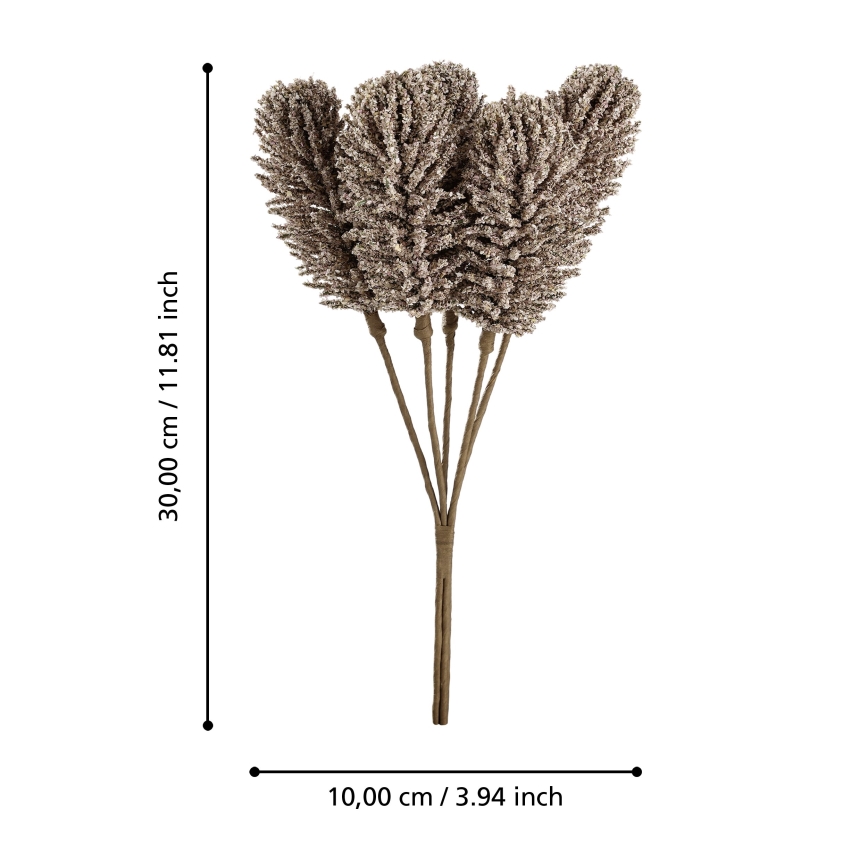 Eglo - Umělá květina 30 cm béžová
