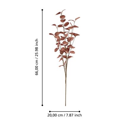 Eglo - Umělá květina 66 cm červená