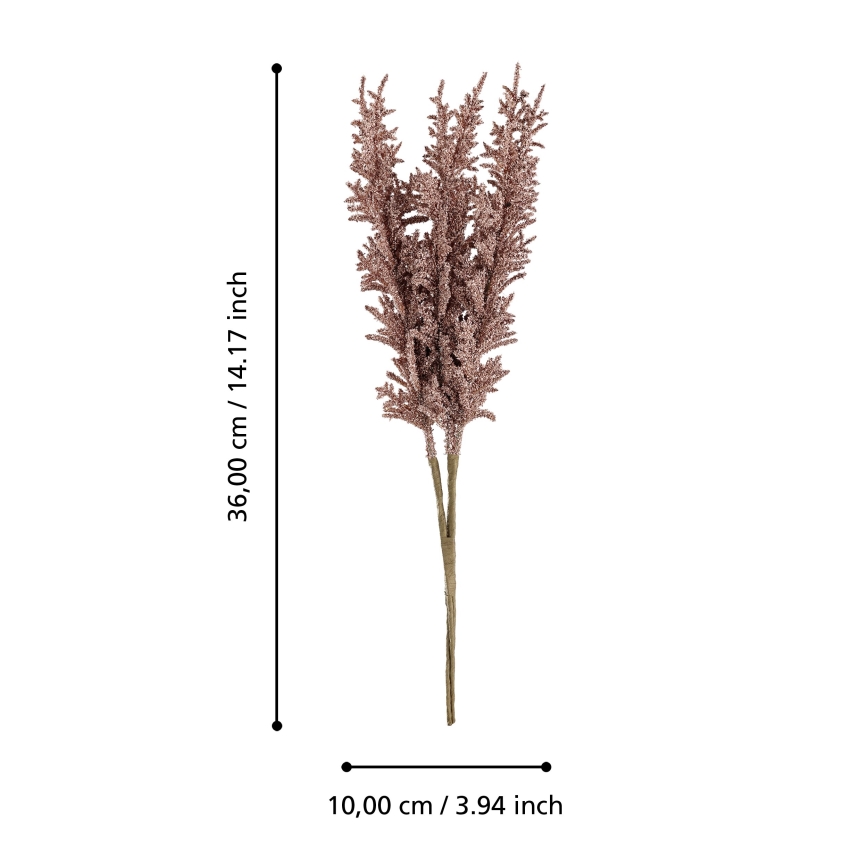 Eglo - Umělá květina 36 cm červená