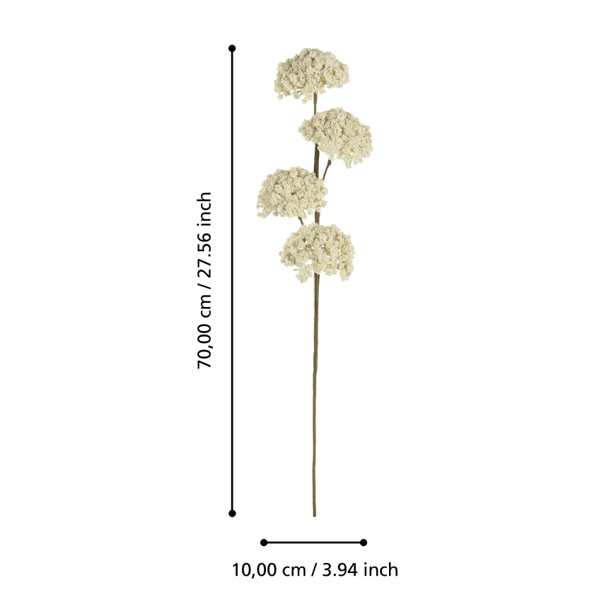 Eglo - Umělá květina 70 cm žlutá