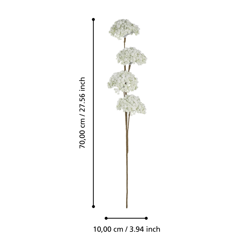 Eglo - Umělá květina 70 cm bílá