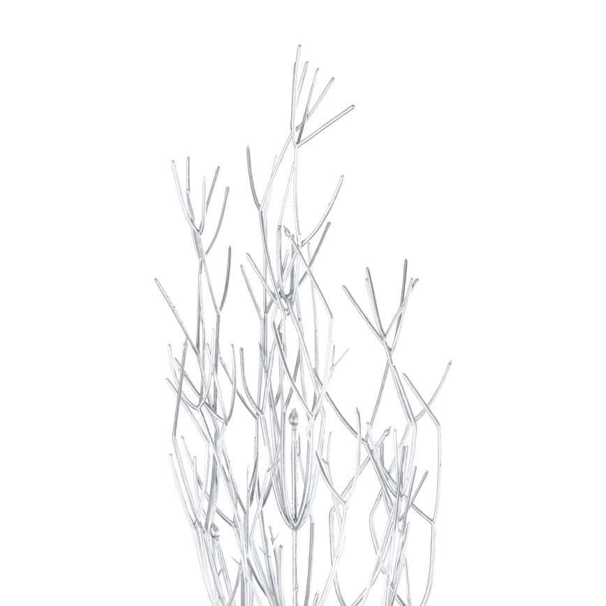 Eglo - Umělá květina 87,5 cm stříbrná