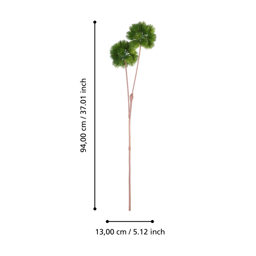 Eglo - Umělá květina 94 cm zelená