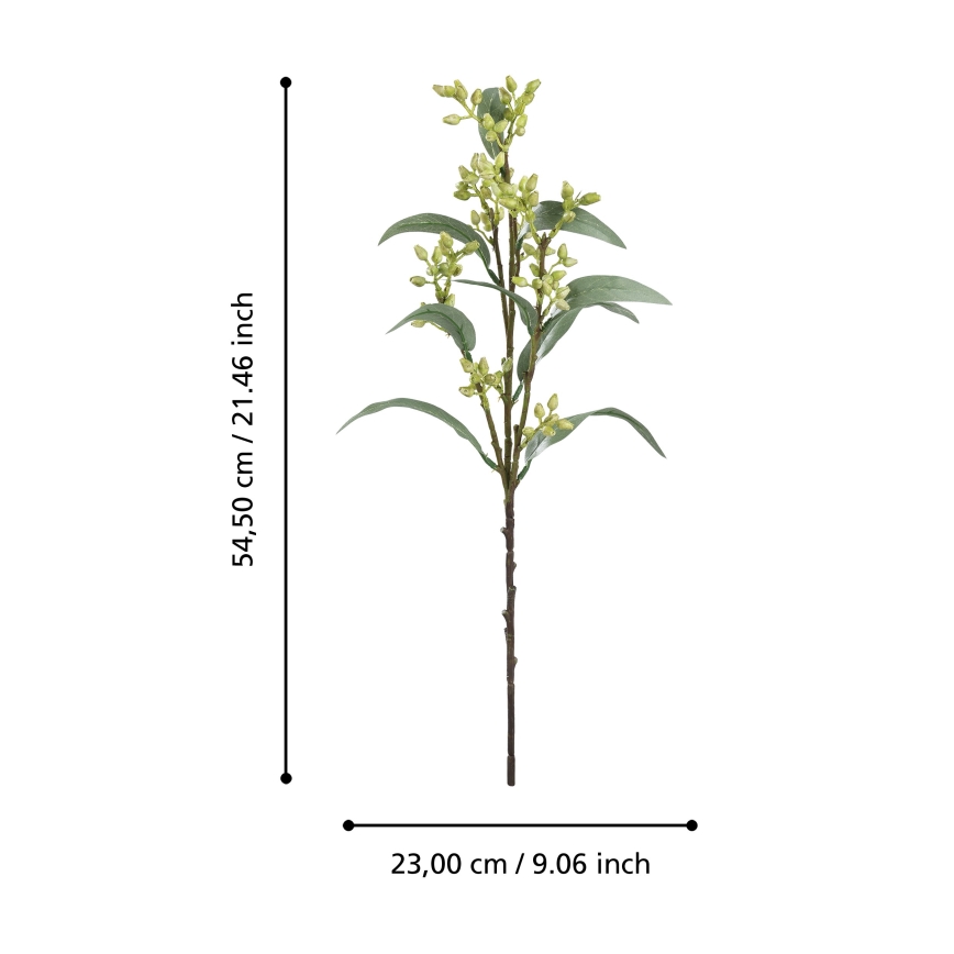 Eglo - Umělá květina 54,5 cm zelená