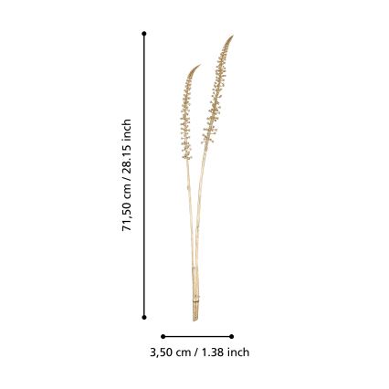 Eglo - Umělá květina 71,5 cm zlatá