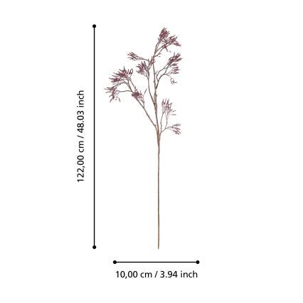 Eglo - Umělá květina 122 cm fialová