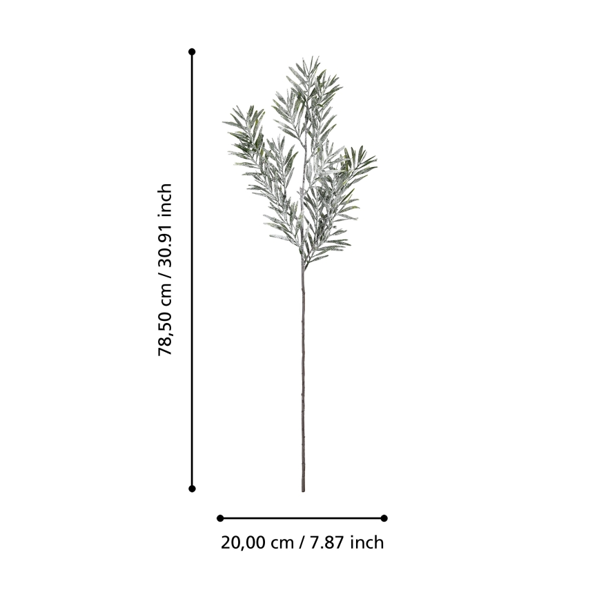 Eglo - Umělá květina 78,5 cm zelená