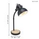Eglo 43165 - Stolní lampa LUBENHAM 1xE27/28W/230V