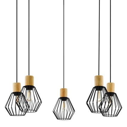 Eglo - Lustr na lanku 5xE27/60W/230V pavouk