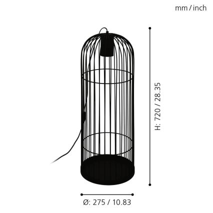 Eglo - LED Stojací lampa 1xGU10/4,6W/230V