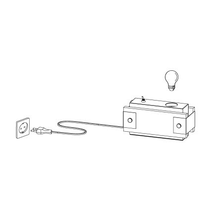 Eglo - Stolní lampa 1xE27/16W/230V