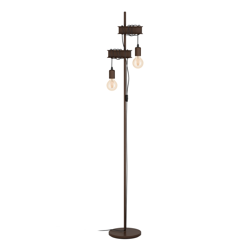 Eglo - Stojací lampa TOWNSHEND 2xE27/10W/230V